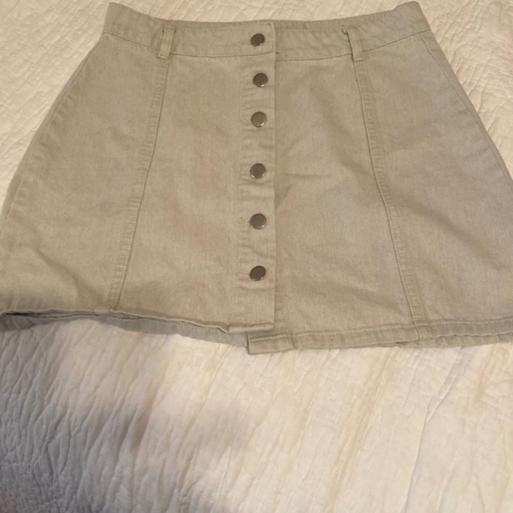 Motto‎ shop button front skirt
